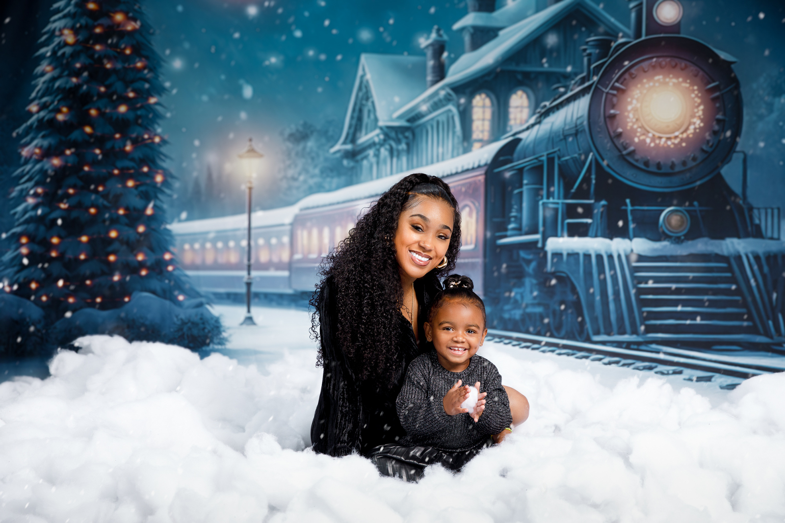 the magic express xmas photographer in maryland virginia washington dc