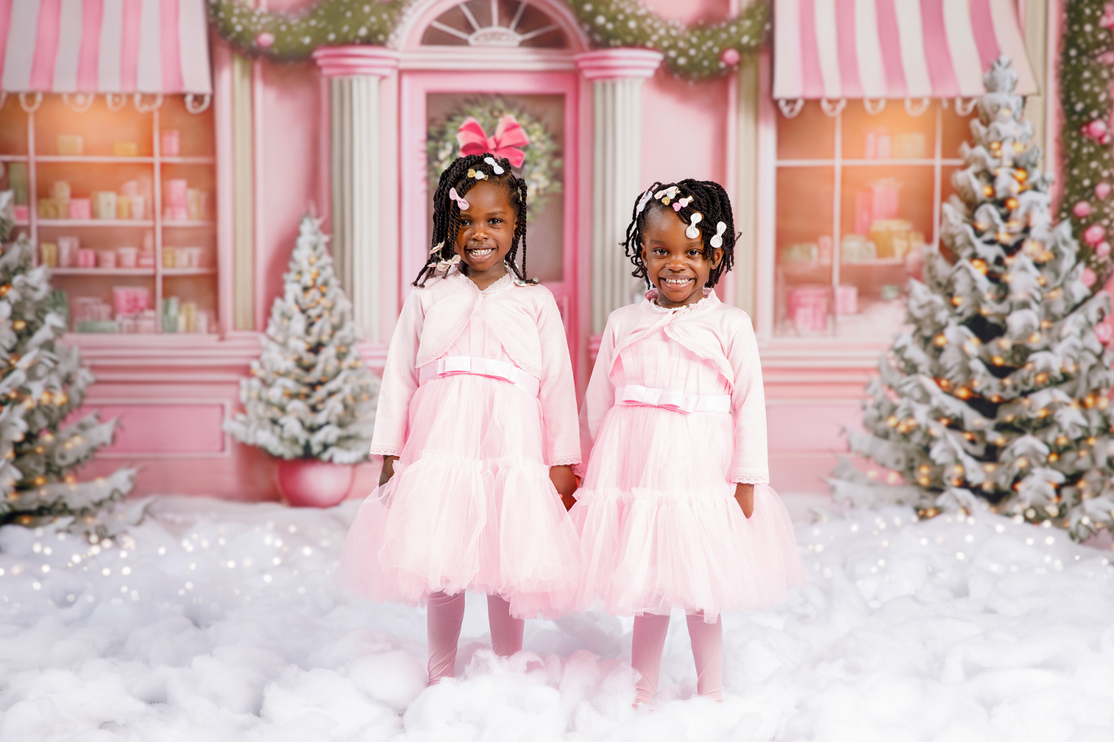 pink christmas xmas photographer in maryland virginia washington dc